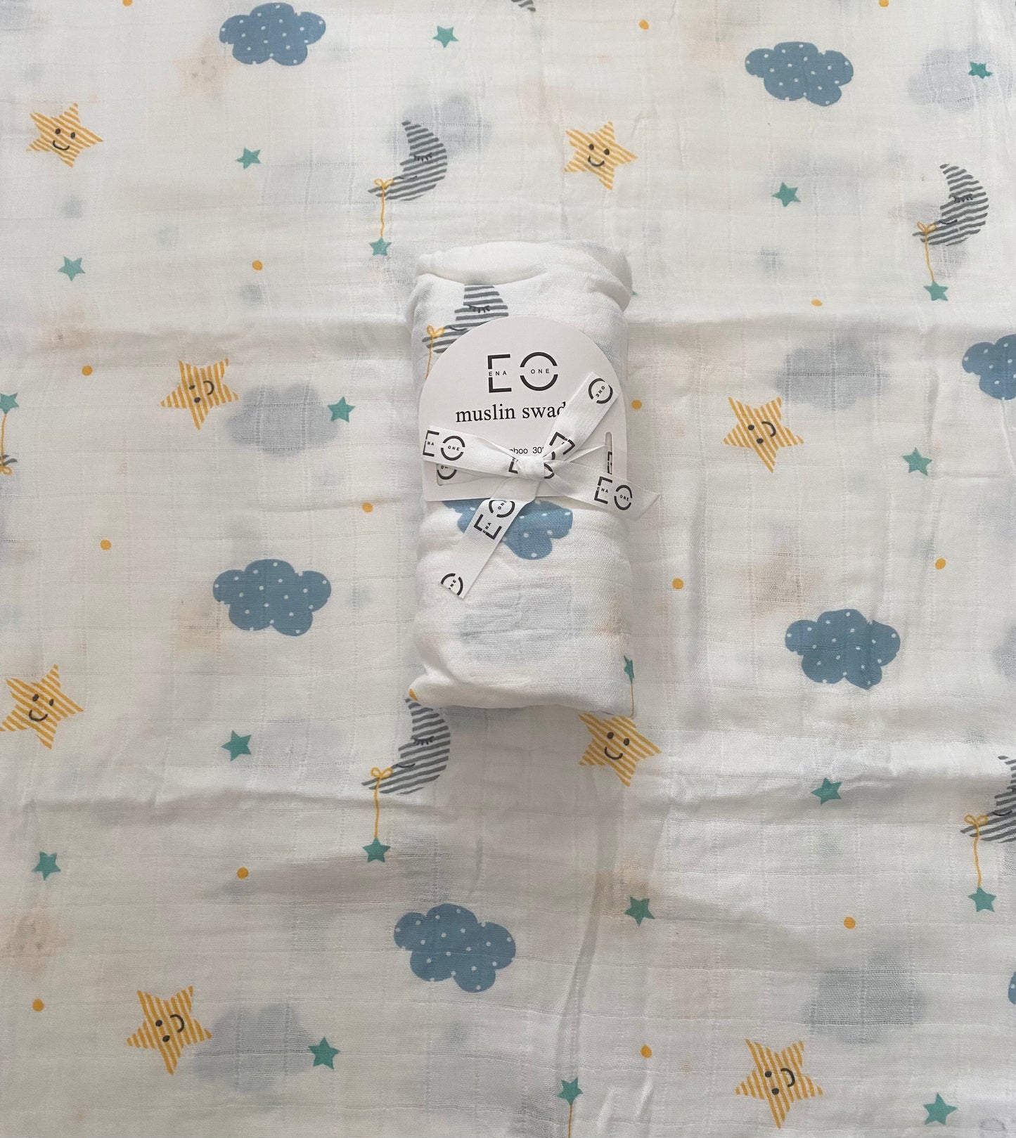 Goodnight Muslin Swaddle – Cozy, Dreamy, and Perfect for Sweet Naps