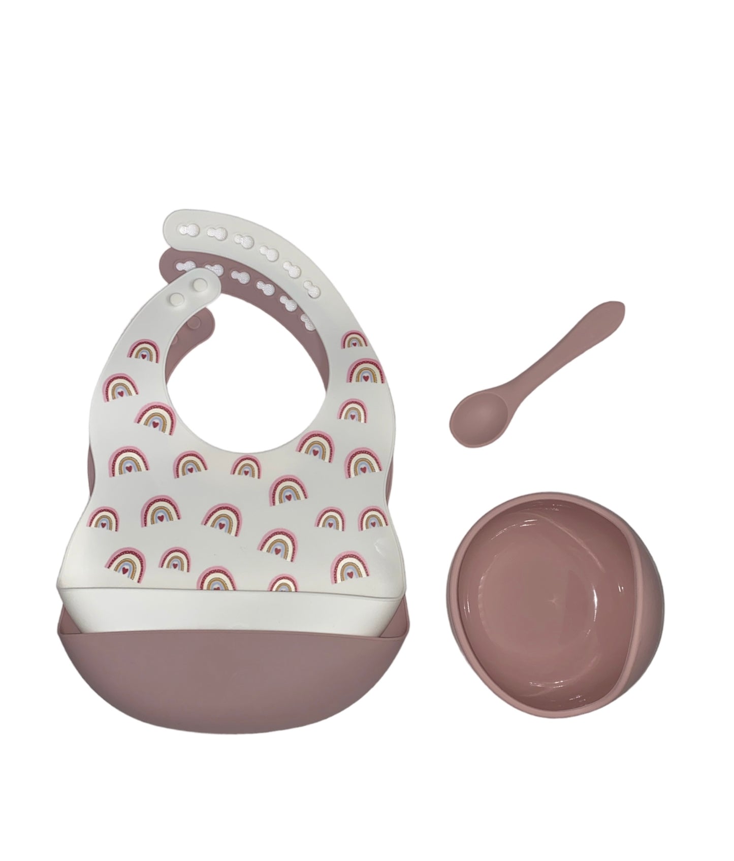 Mealtime Made Fun & Colorful: The Ultimate 4-Piece Silicone Set with Assorted Fun Prints for Babies & Toddlers!