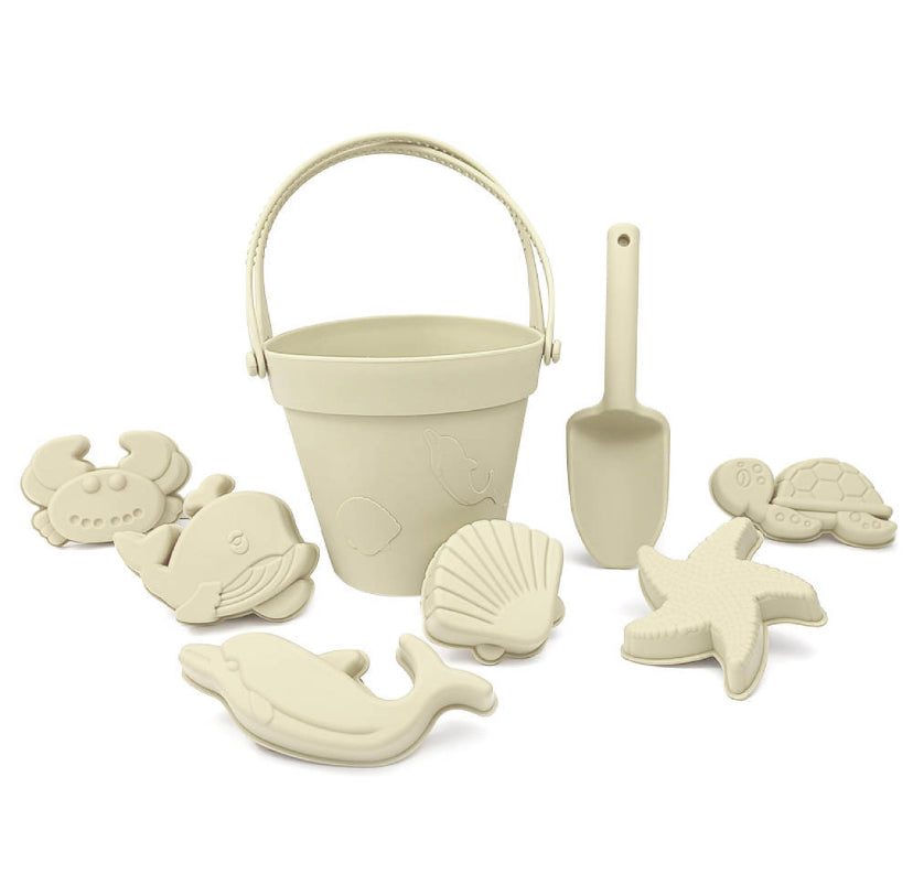 Silicone Beach Bucket Set – Fun & Safe Play for Your Little One!