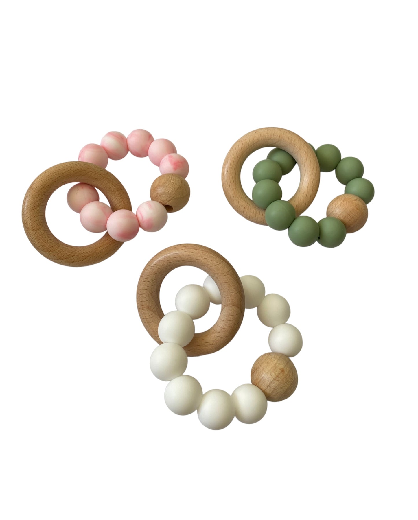 Silicone Baby Teether – Safe, Soft, and Easy for Tiny Hands to Grip!