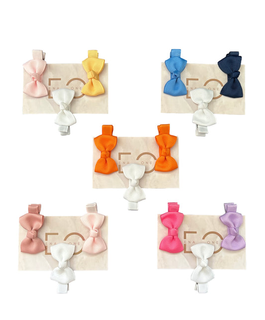 Set of 3 Bow Clips