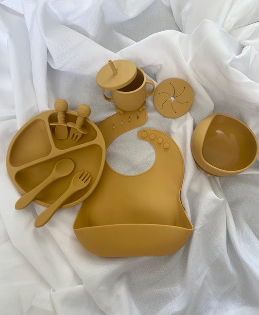 10 Piece Silicone Feeding Set – Available in 3 Colors!