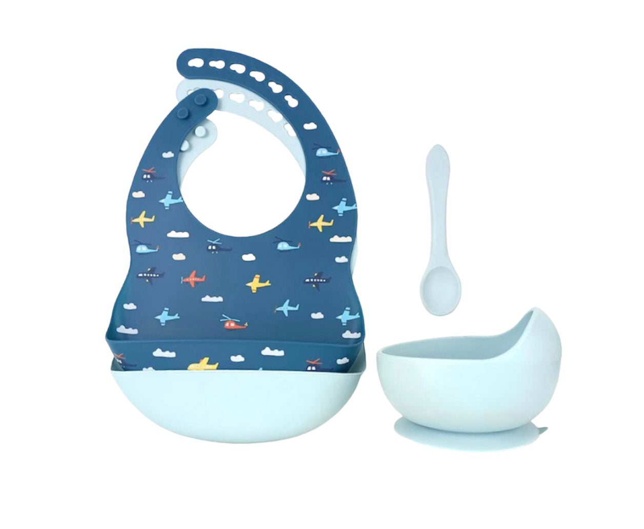 4pc Silicone Feeding Set