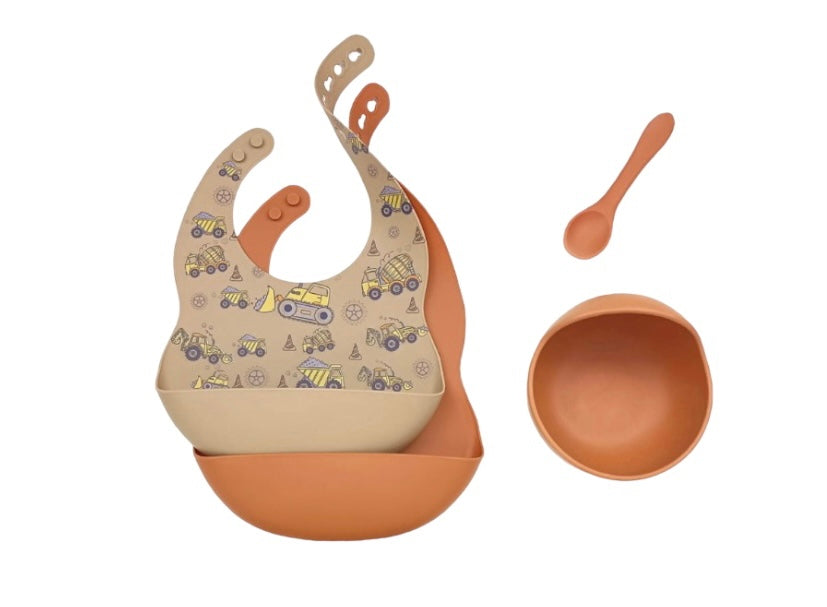 4pc Silicone Feeding Set